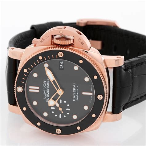 rose gold panerai replica|bob's panerai rose gold.